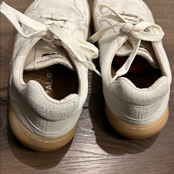 Vivobarefoot Gobi Sneaker II Canvas Limestone & Gum • Men’s 12 EU 45 some wear - Picture 6 of 6